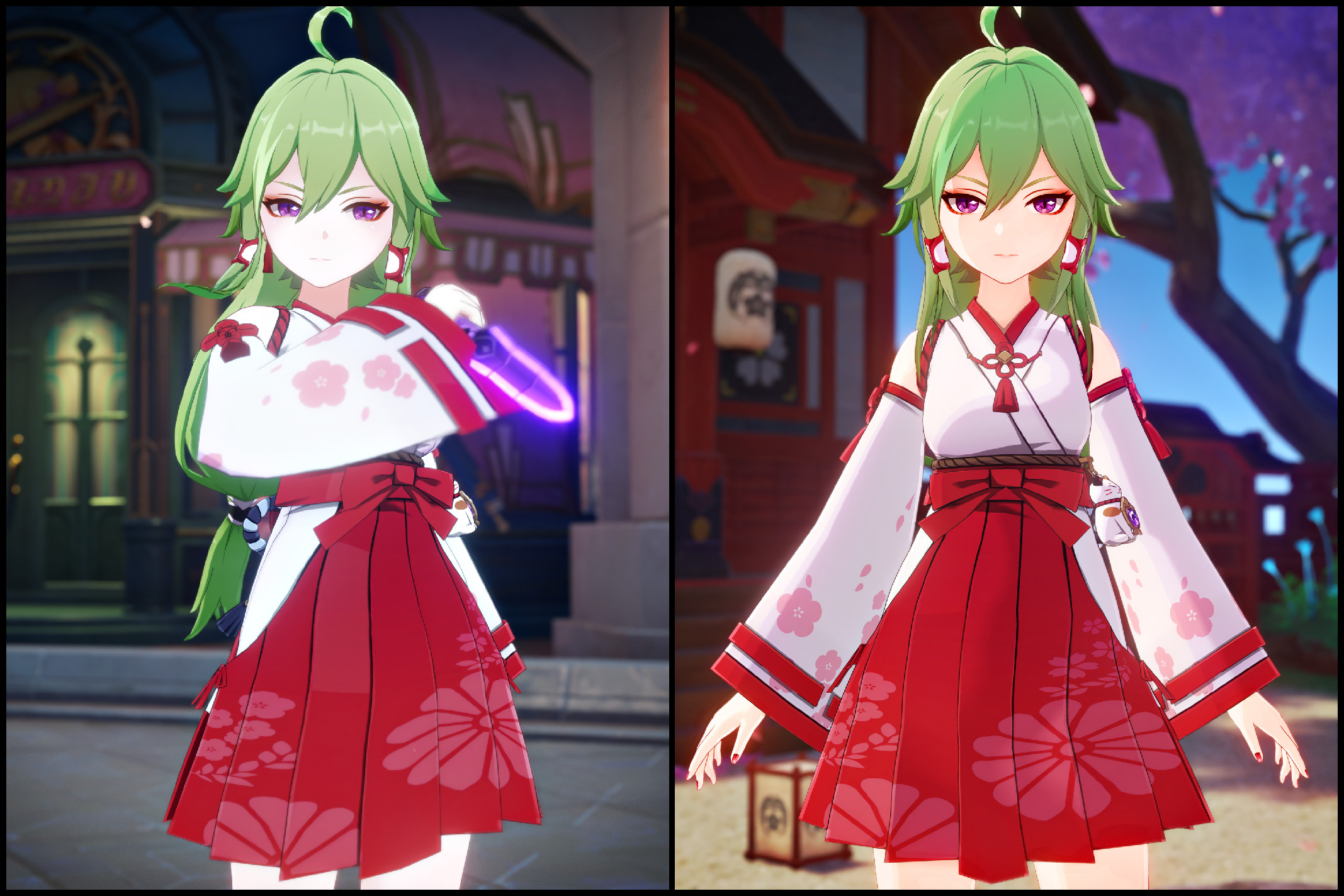 Shinobu Narukami Miko Mod
