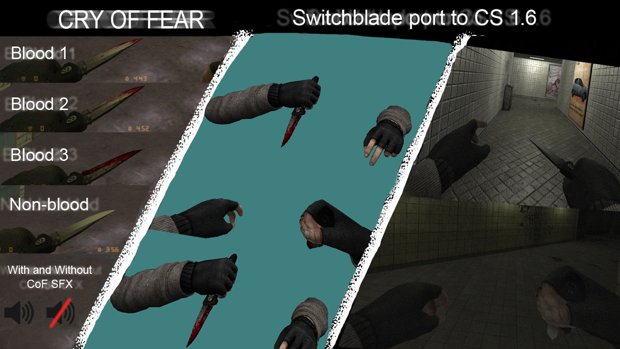 [SENSITIVE CONTENT] Cry of Fear Switchblade for the CS 1.6 Knife Mod ...