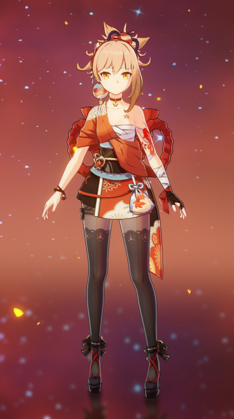 Yoimiya With Pantyhose (multiple variations)