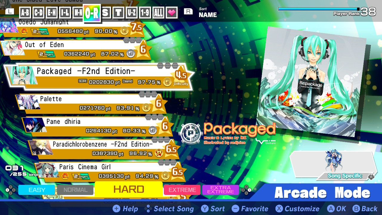 Songeda Mod F2nd Song Pack Switch Mod for Hatsune Miku: Project Diva Mega39/Mega ...