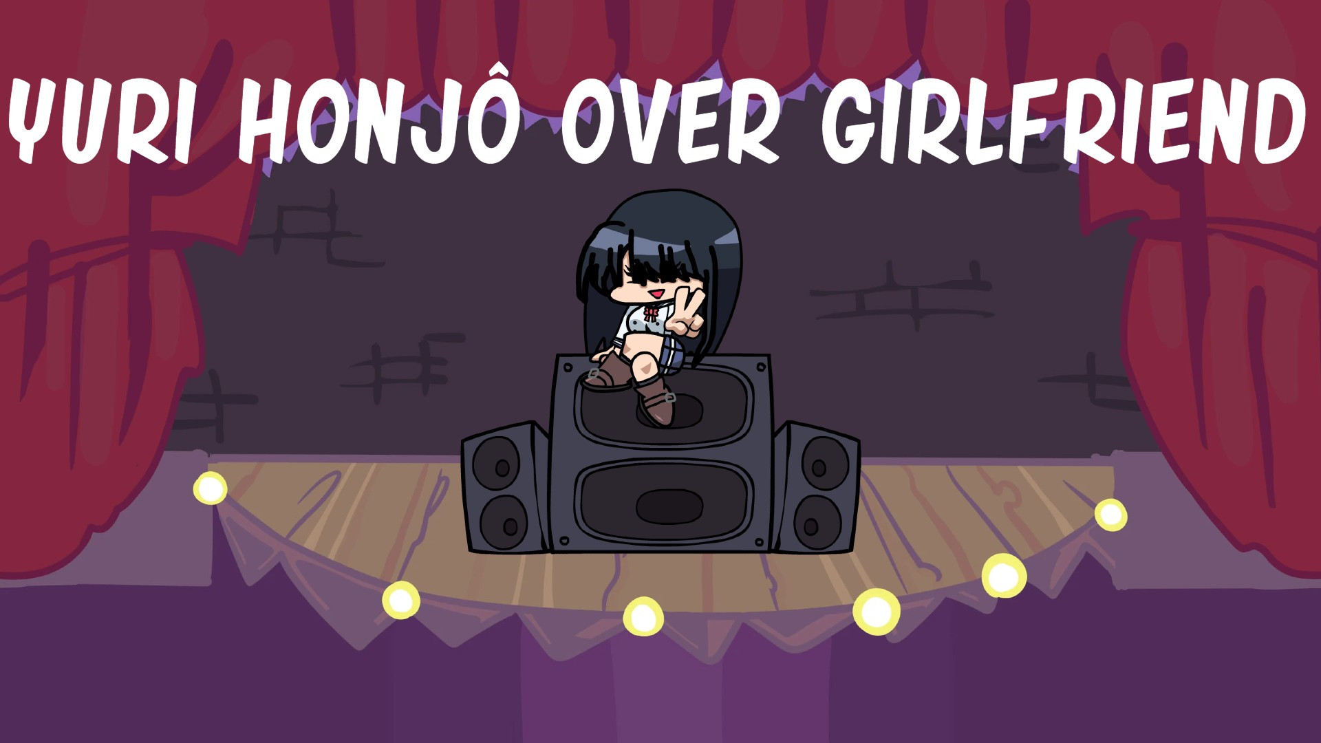 Yuri Honjô over Girlfriend + FLA