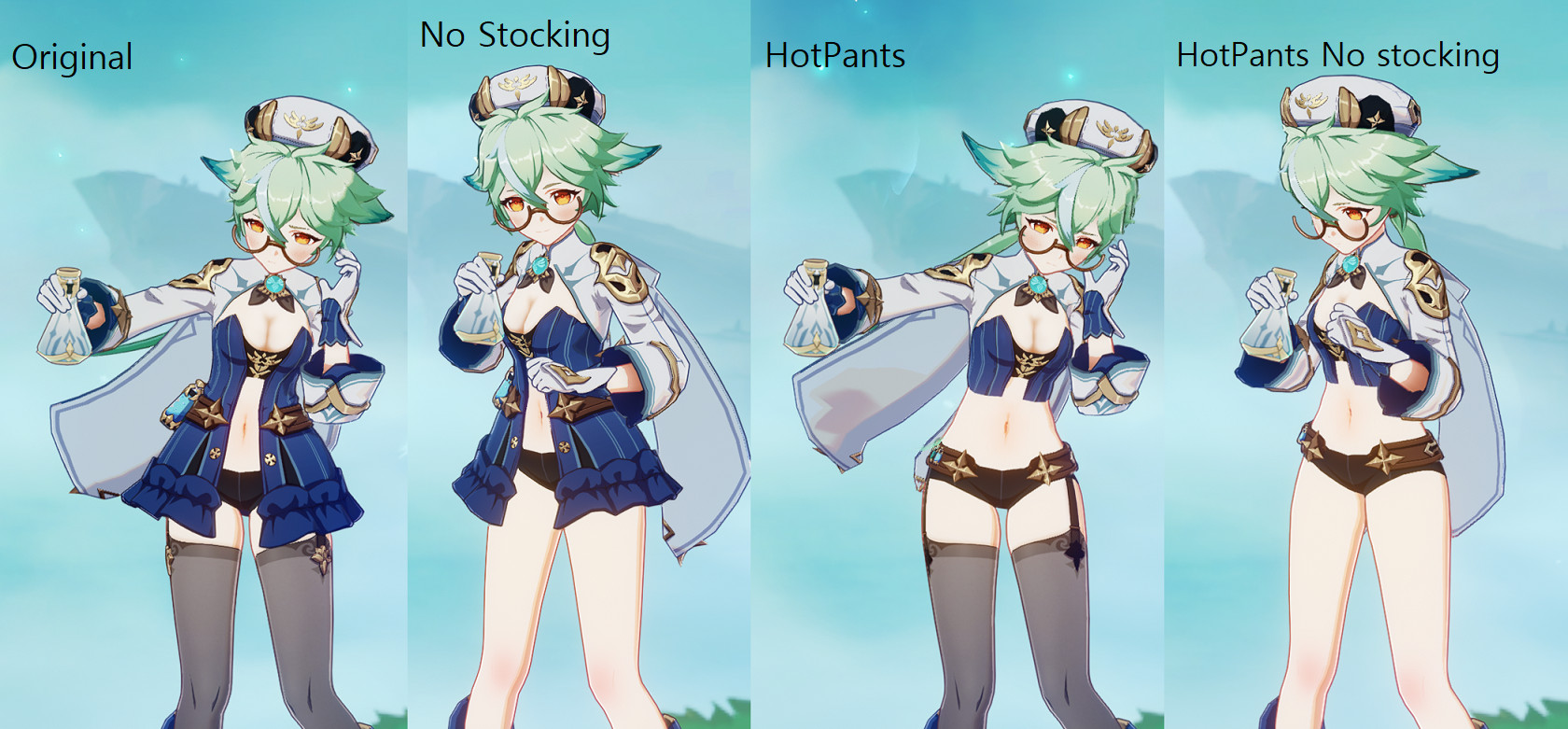 Sucrose Belly Button Mod