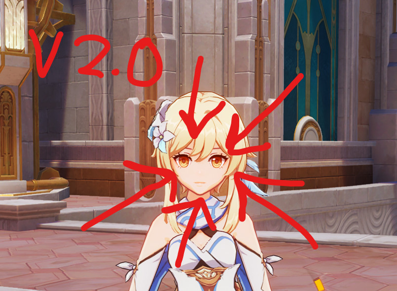 Lumine over Aether Mod for Genshin Impact | GI Mods