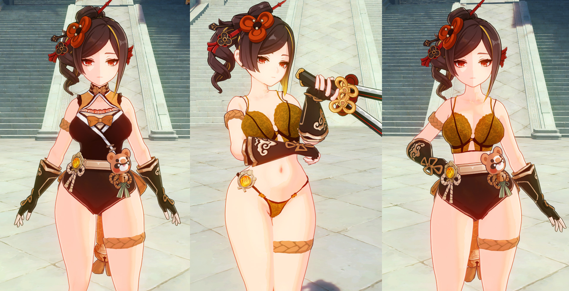 Chiori Xiangling Outfit