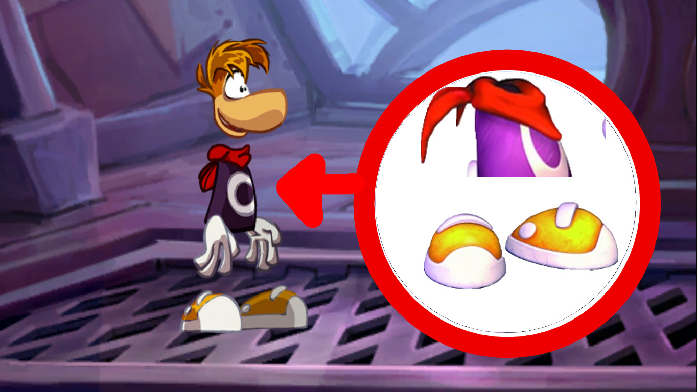 Rayman old clothes [Rayman Origins] [Mods]