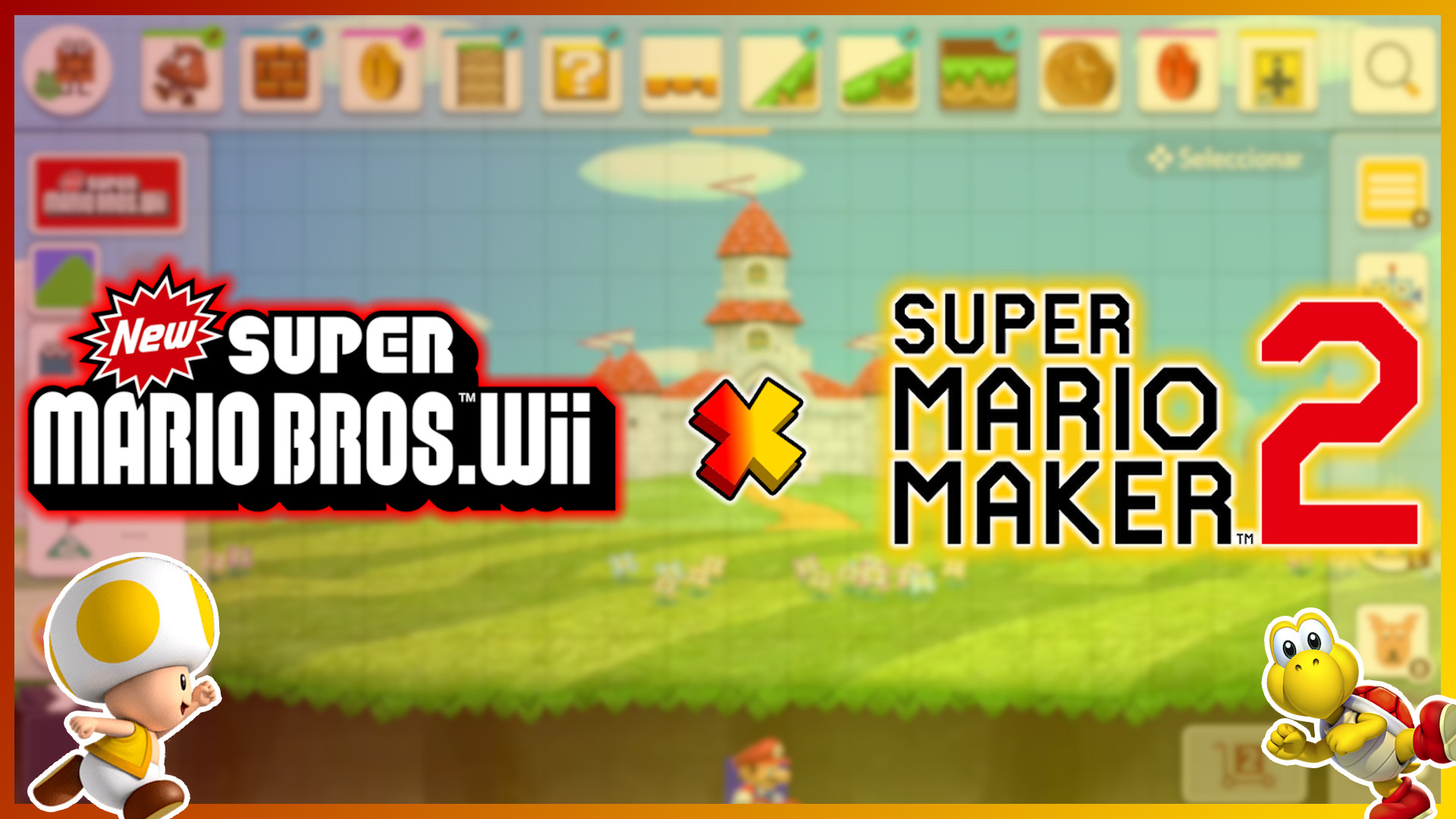 Super mario maker 2 new super mario bros wii discount