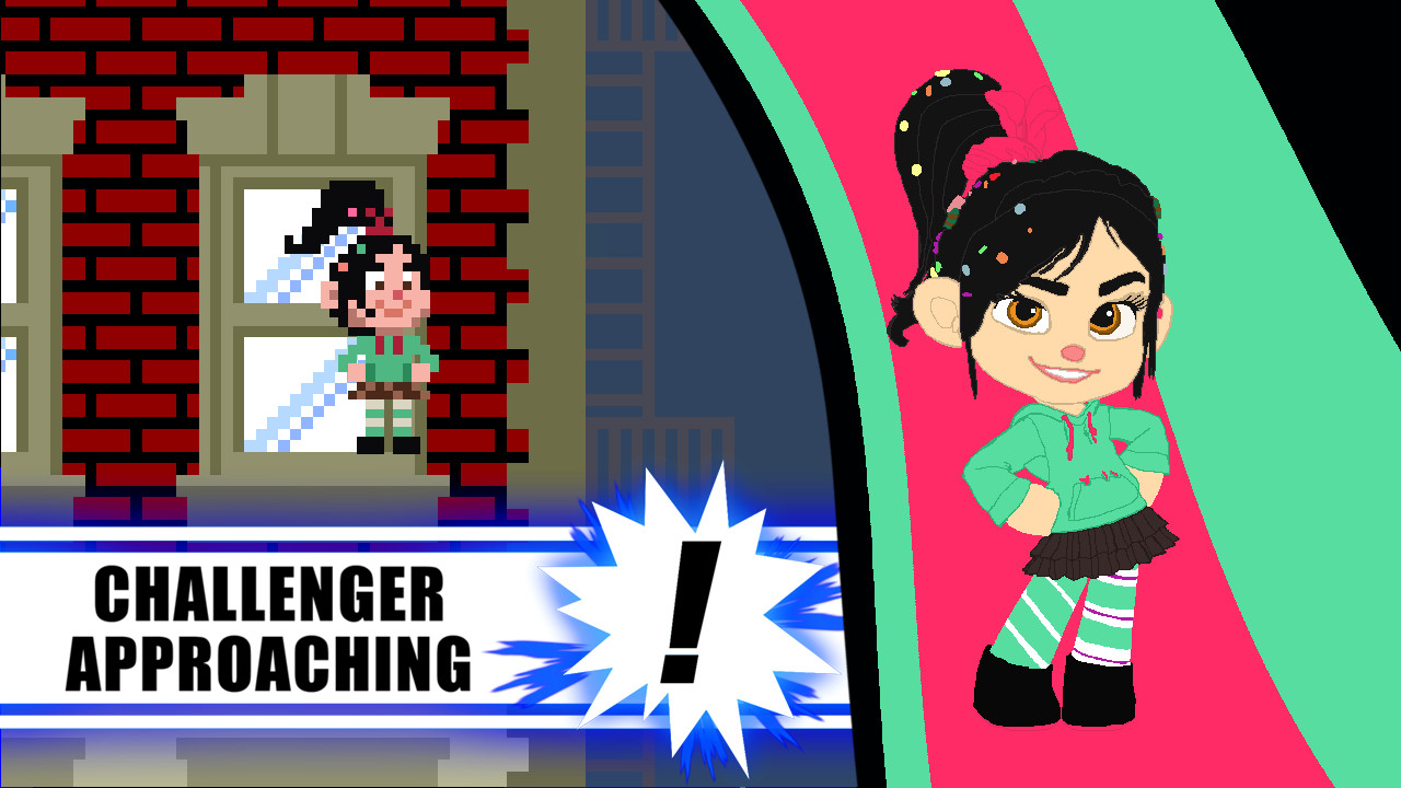 Vanellope (Wreck-It Ralph) [9.5/CMC+] Mod for Super Smash Bros. Crusade ...