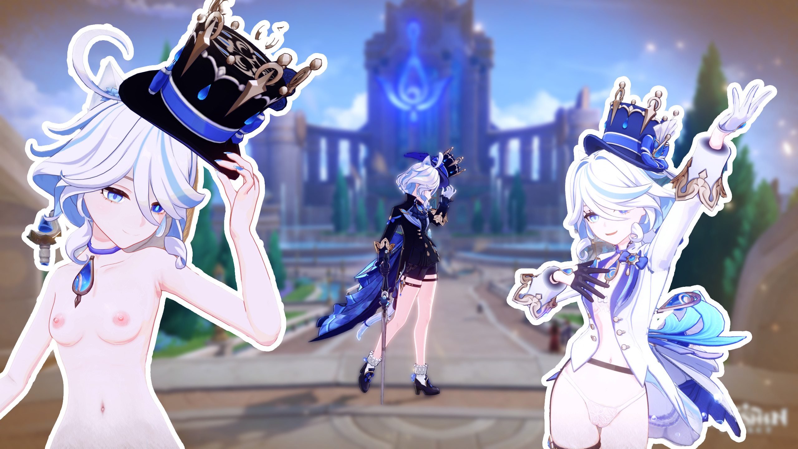 Furrinya - Catgirl Furina Megatoggle Collection