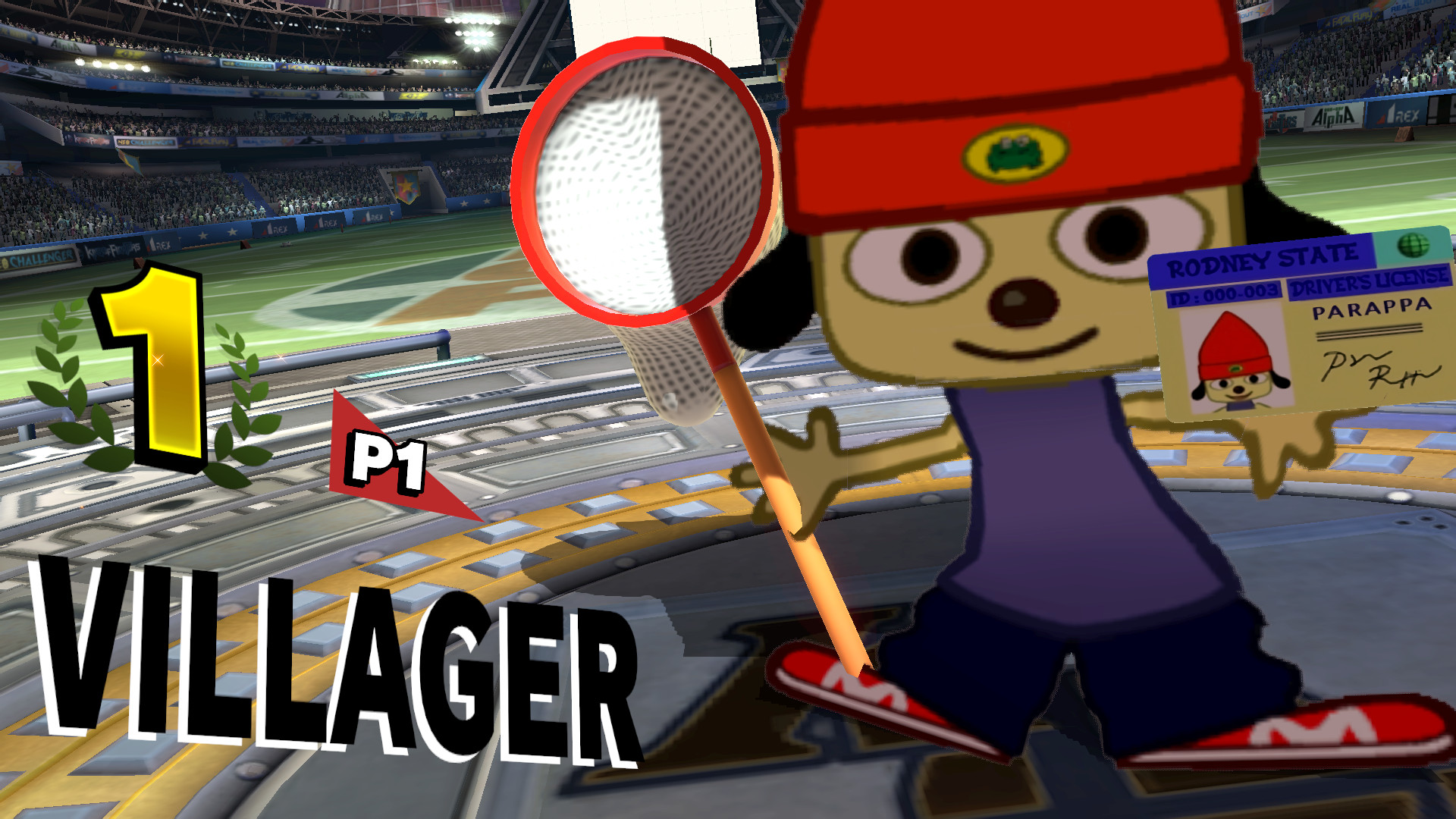 Parappa the Rapper over Villager Mod for Super Smash Bros. Ultimate ...