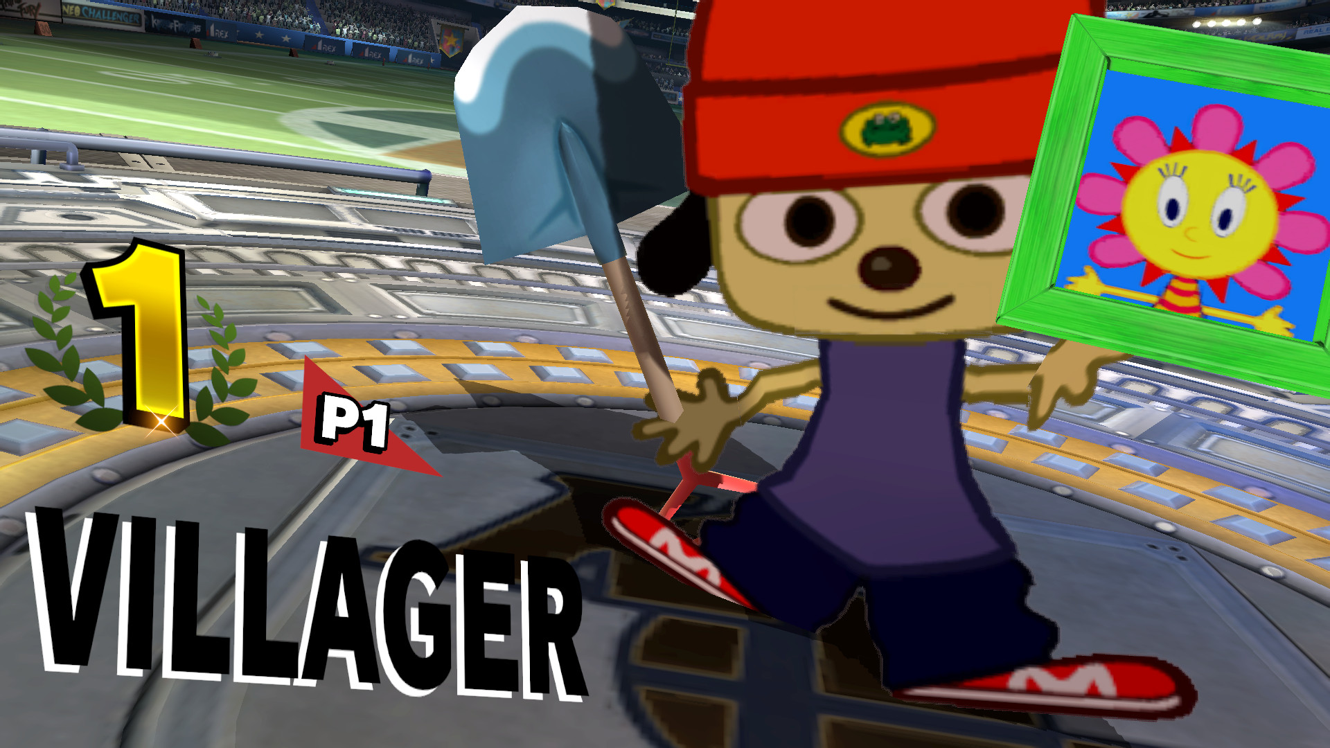 Parappa the Rapper over Villager Mod for Super Smash Bros. Ultimate ...