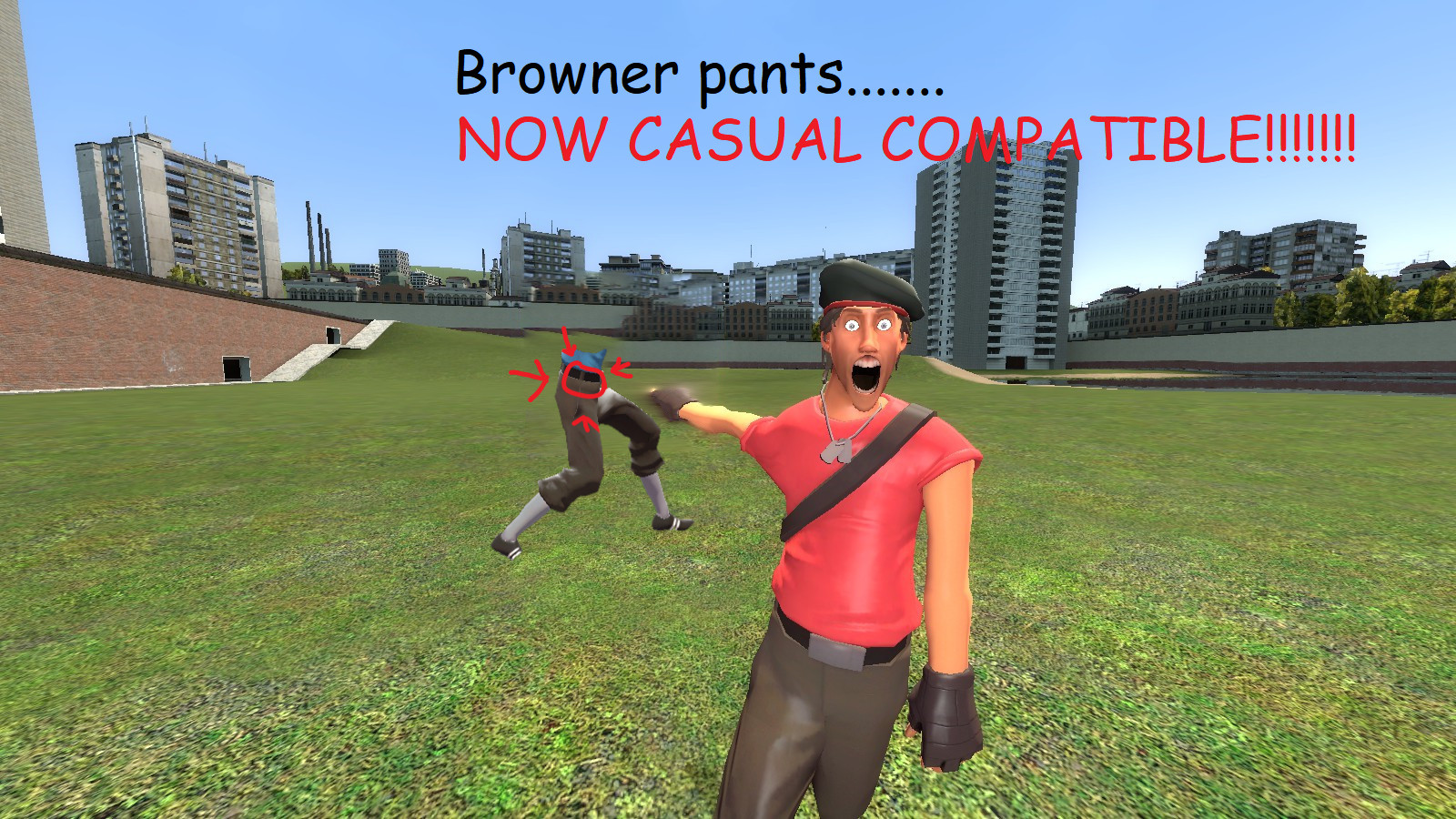Blu scout: BROWNER PANTS! (casual compatible)