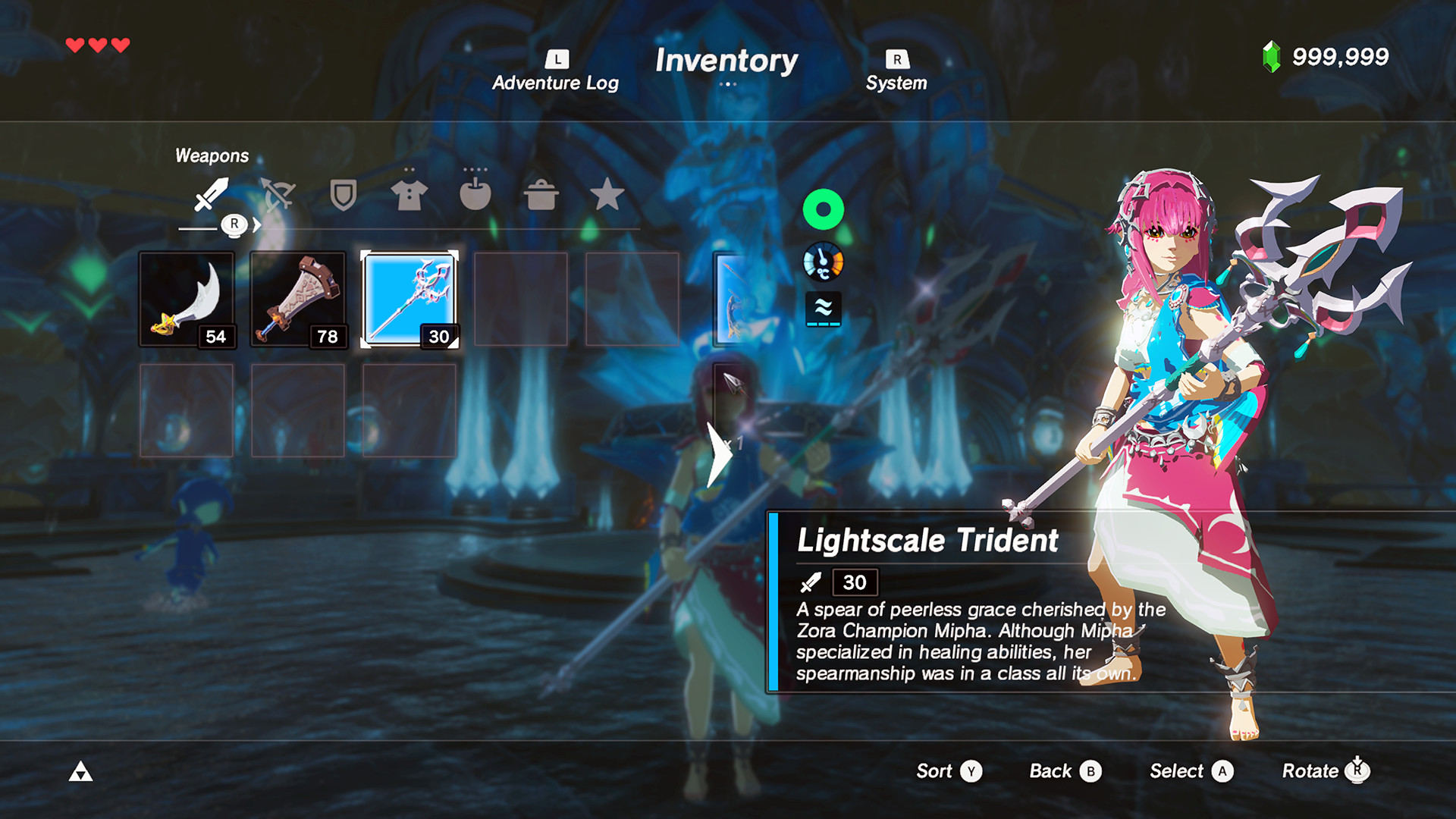 RotP Champion Weapon Standalone Mod for The Legend of Zelda: Breath of ...