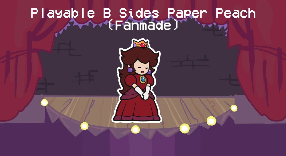 Playable B Sides Paper Peach (Fanmade)