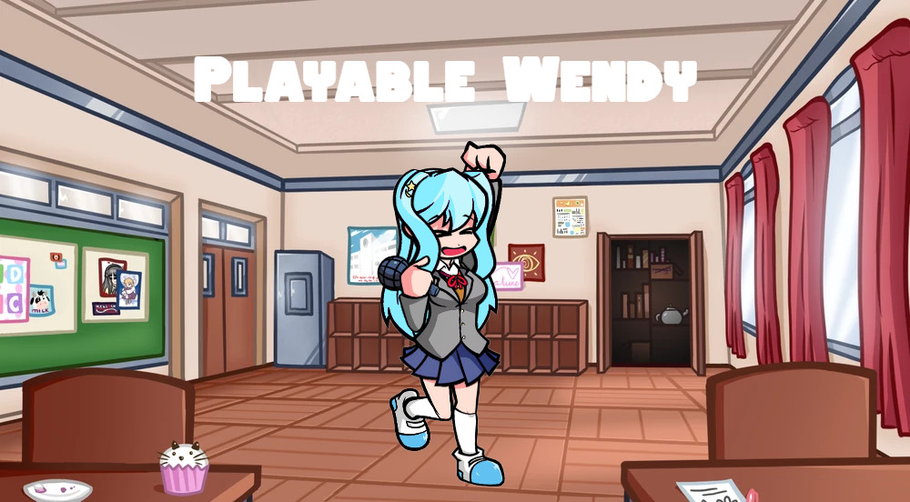 Playable Wendy Mod for Friday Night Funkin' FNF Mods