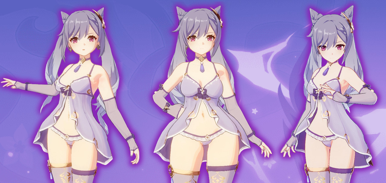 Keqing Night Time Thicc & Lore Friendly
