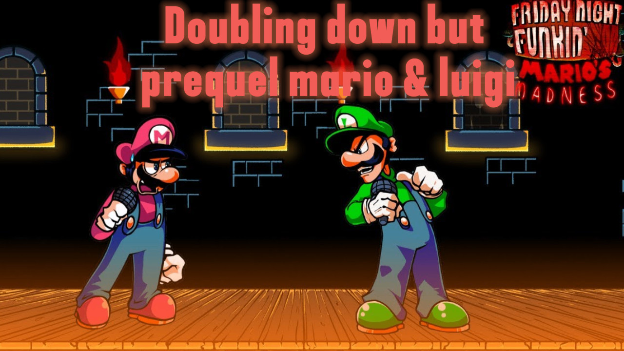 Doubling down but prequel mario and luigi cover