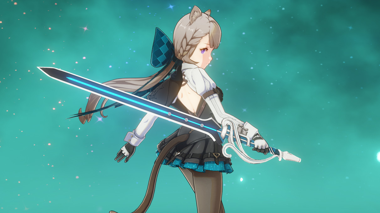 Pointed Flute Over Lynette Swords