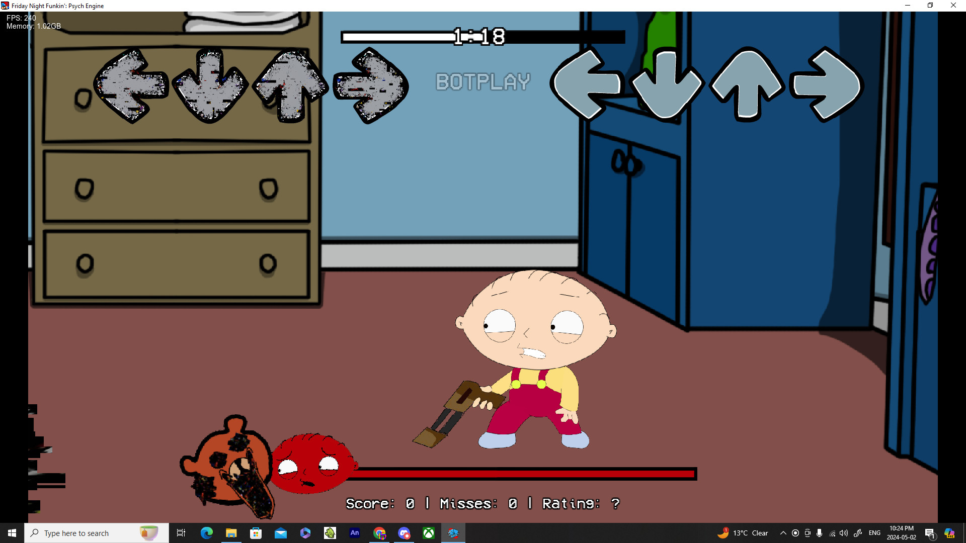 Stewie vs pibby Rupert oneshot