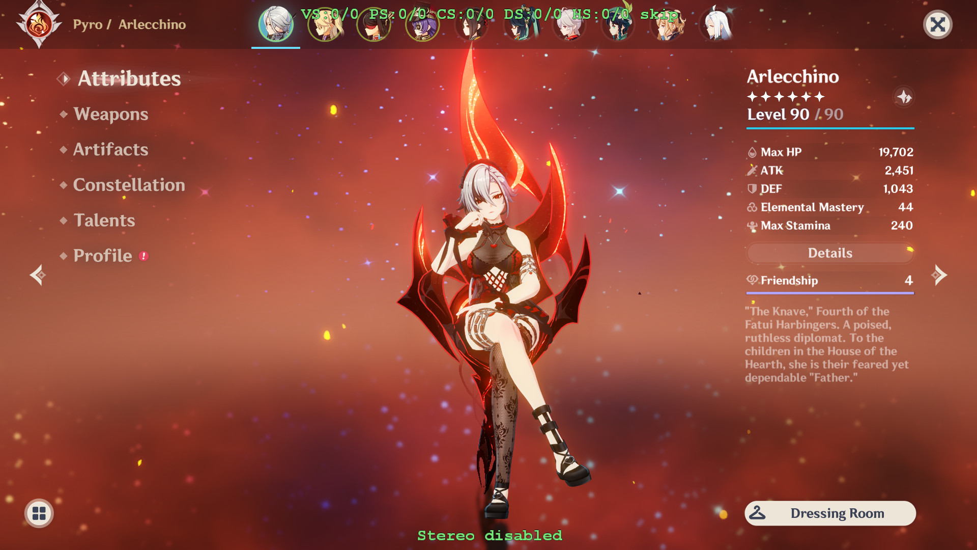 Arlecchino - Bitter Jealousy outfit