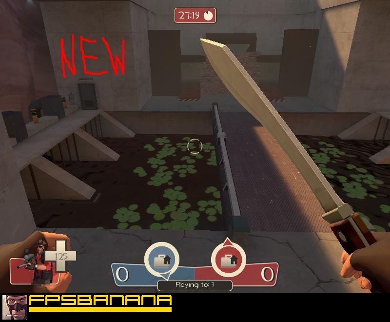 Silver Awesome Machete!