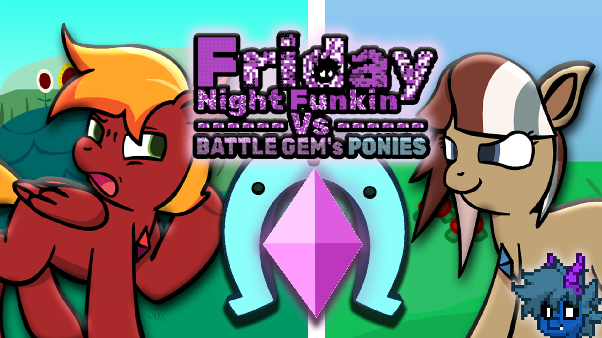 Friday Night Funkin' Battle Gem Ponies