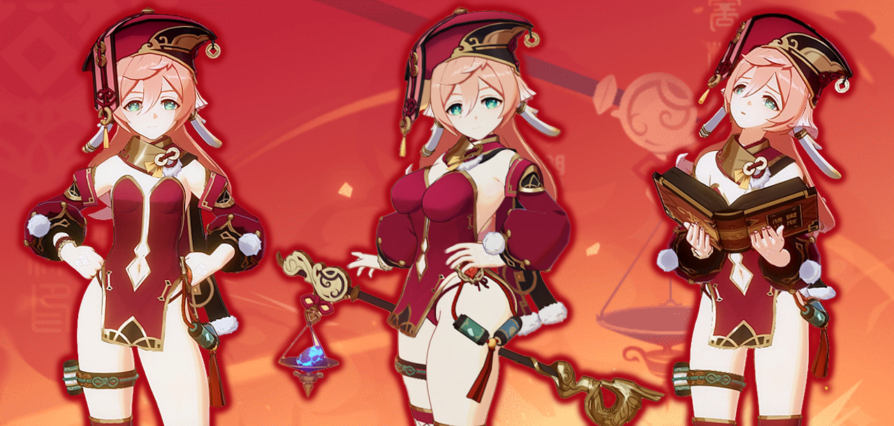 Yanfei Short Dress Thicc & Lore Friendly