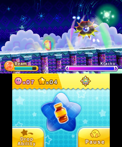 Hypernova over Beam Mod for Kirby: Triple Deluxe | KTD Mods