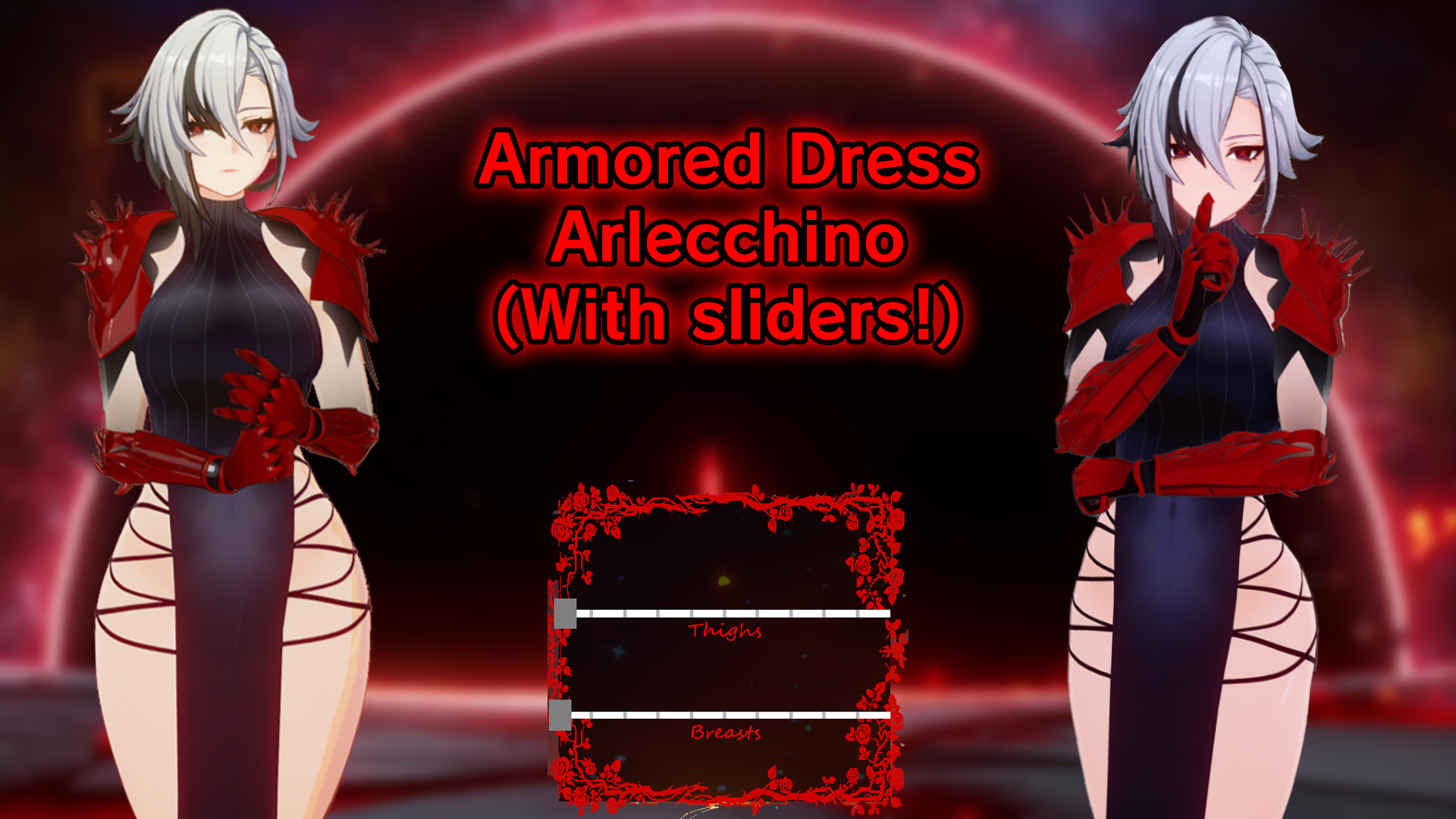 Armored Dress Arlecchino (w/ Sliders!)