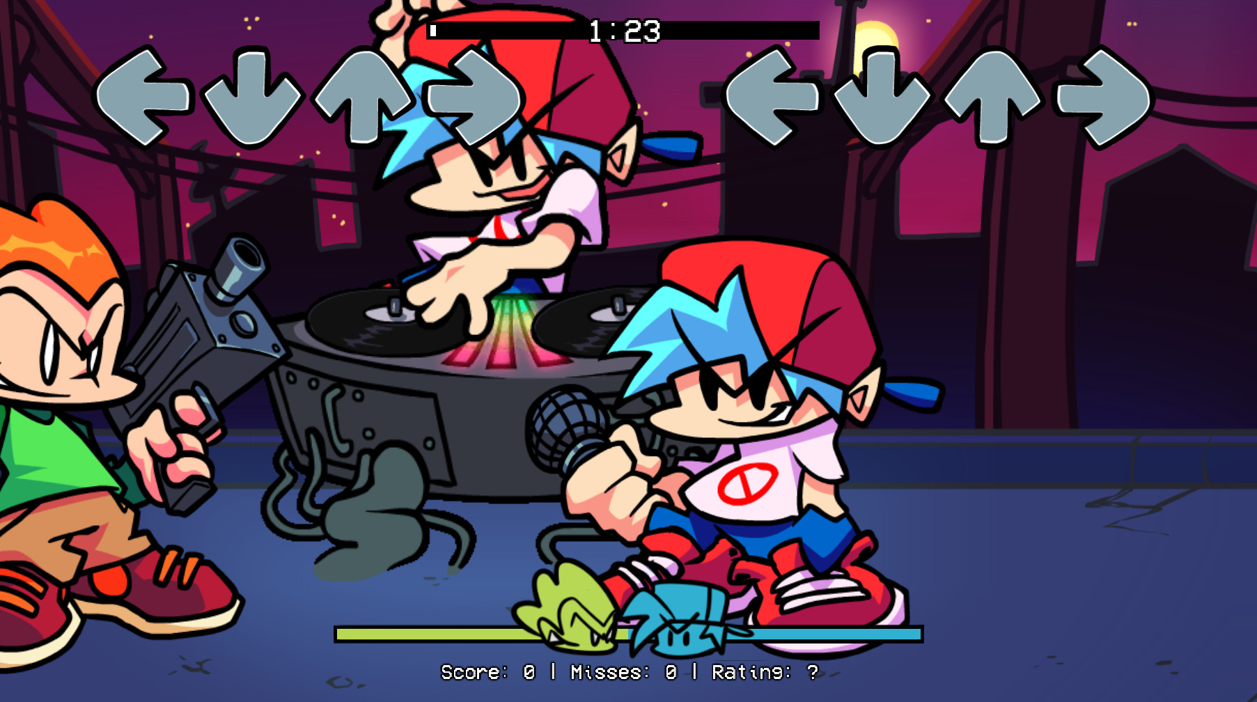 FREEPLAY BF (gf skin) Mod for Friday Night Funkin' FNF