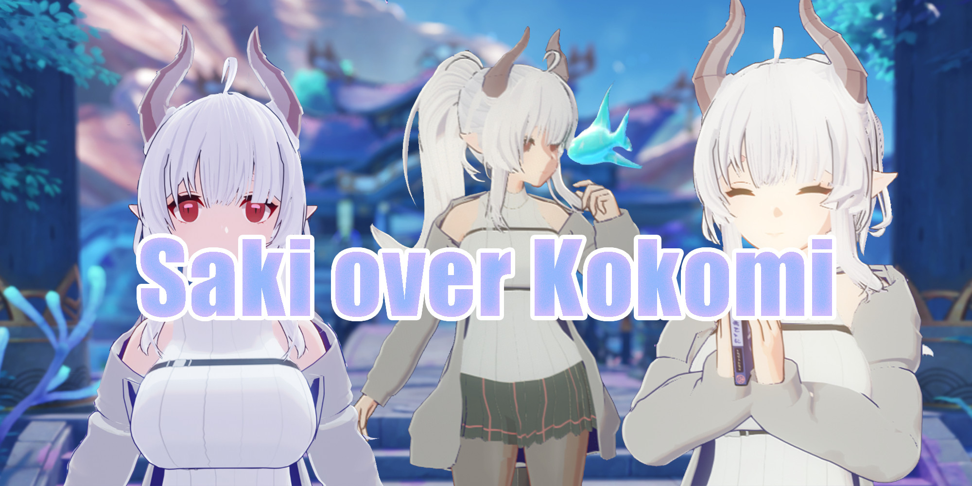 Saki over Kokomi