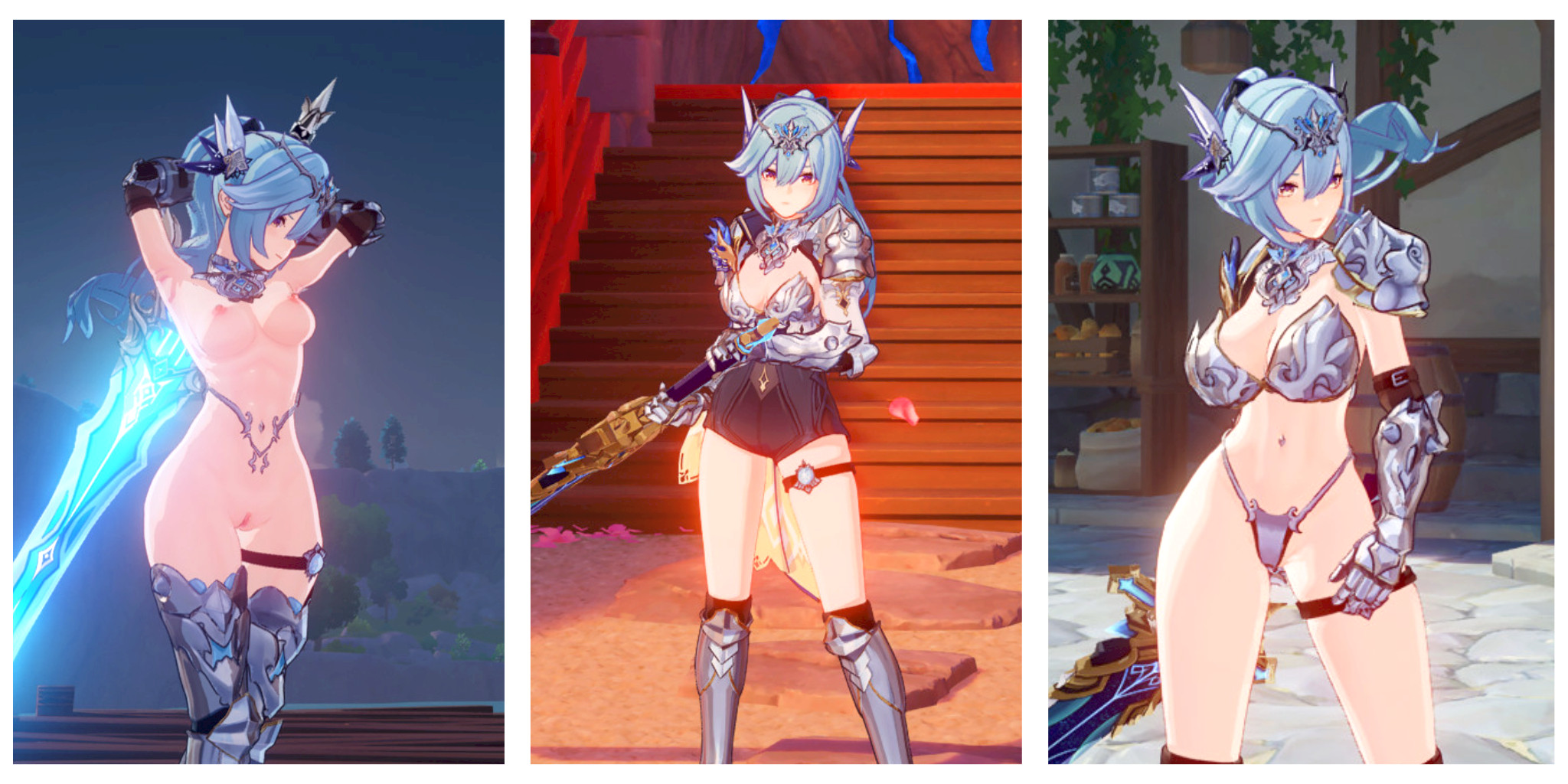 Knight Eula Megatoggle Series + Thicc