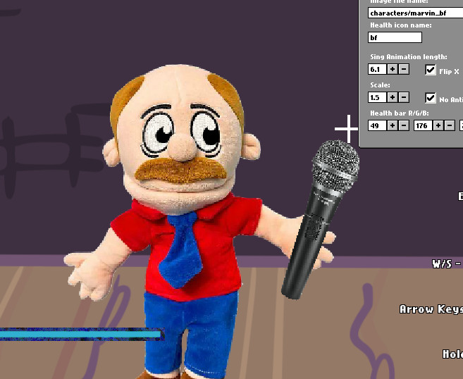 SML'S MARVIN IN FNF! (BF RESKIN)