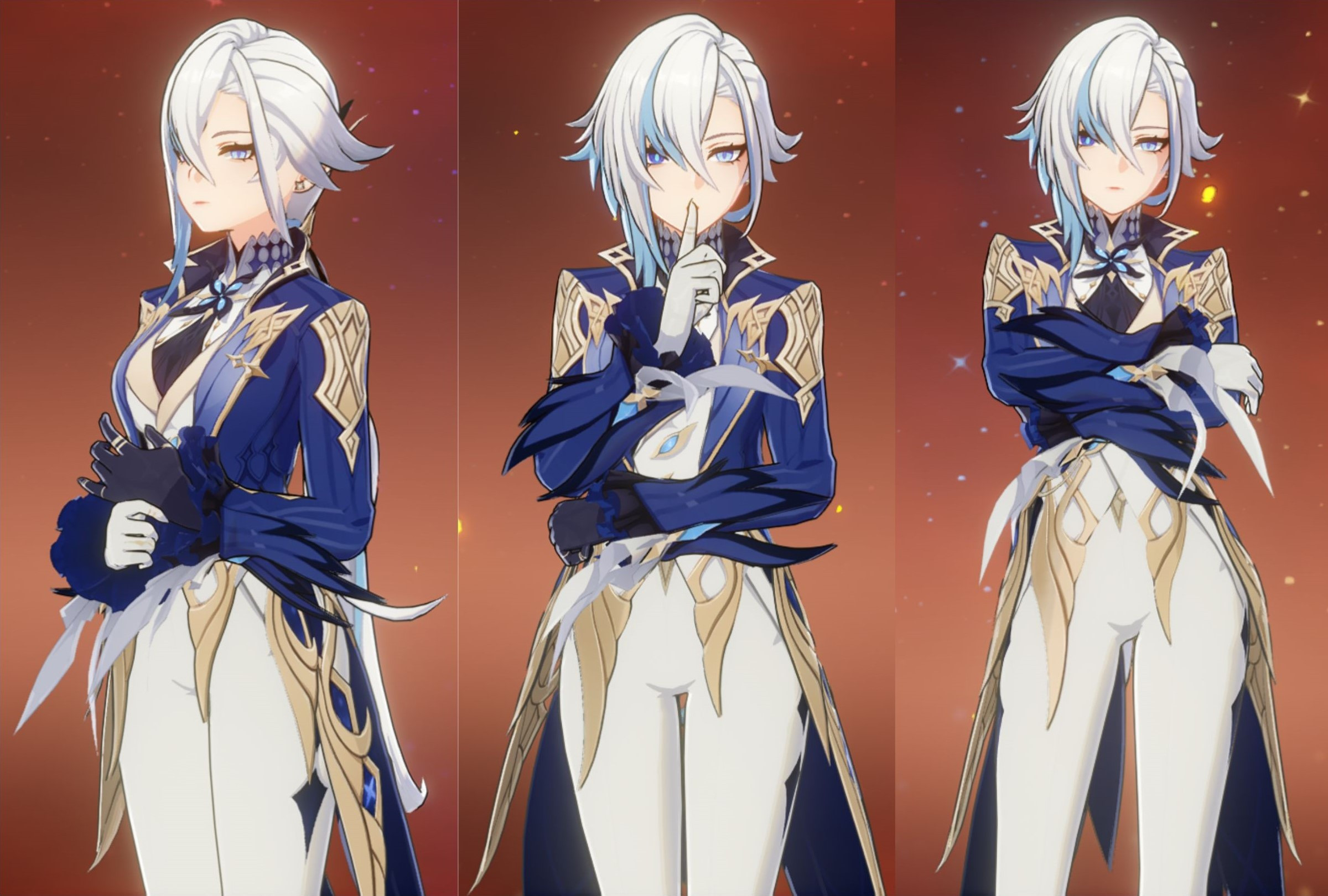 Genshin impact arlecchino x furina