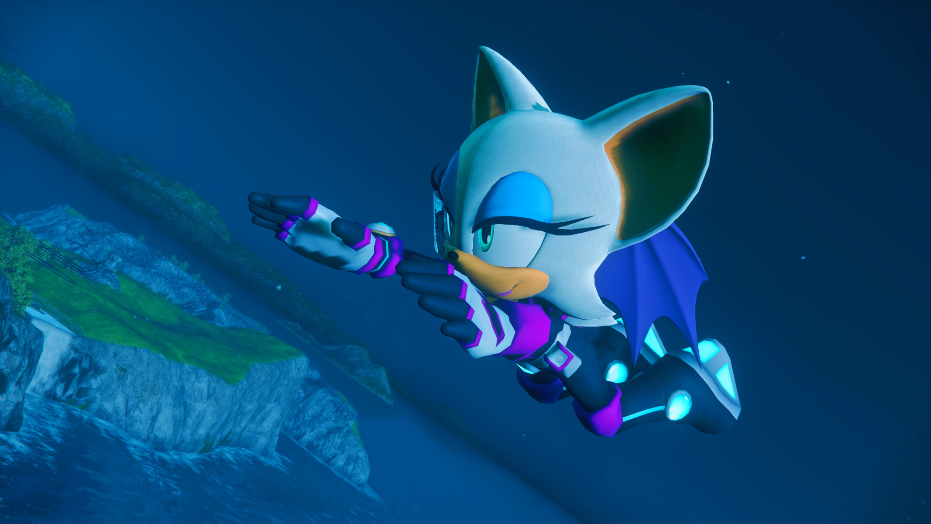 Rouge the Bat [over Knuckles] Mod for Sonic Frontiers | Frontiers Mods