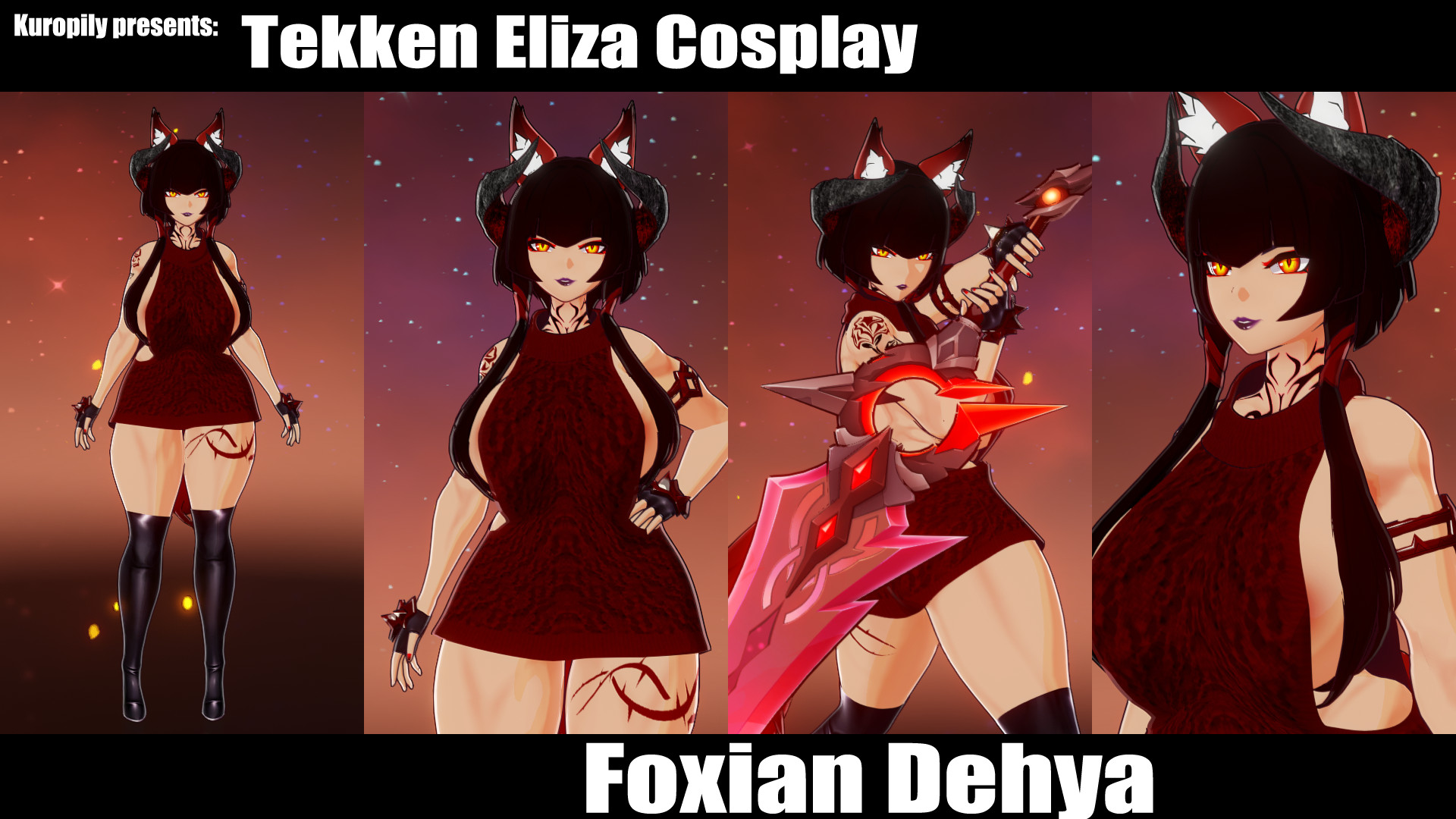 Foxian Dehya Eliza Cosplay