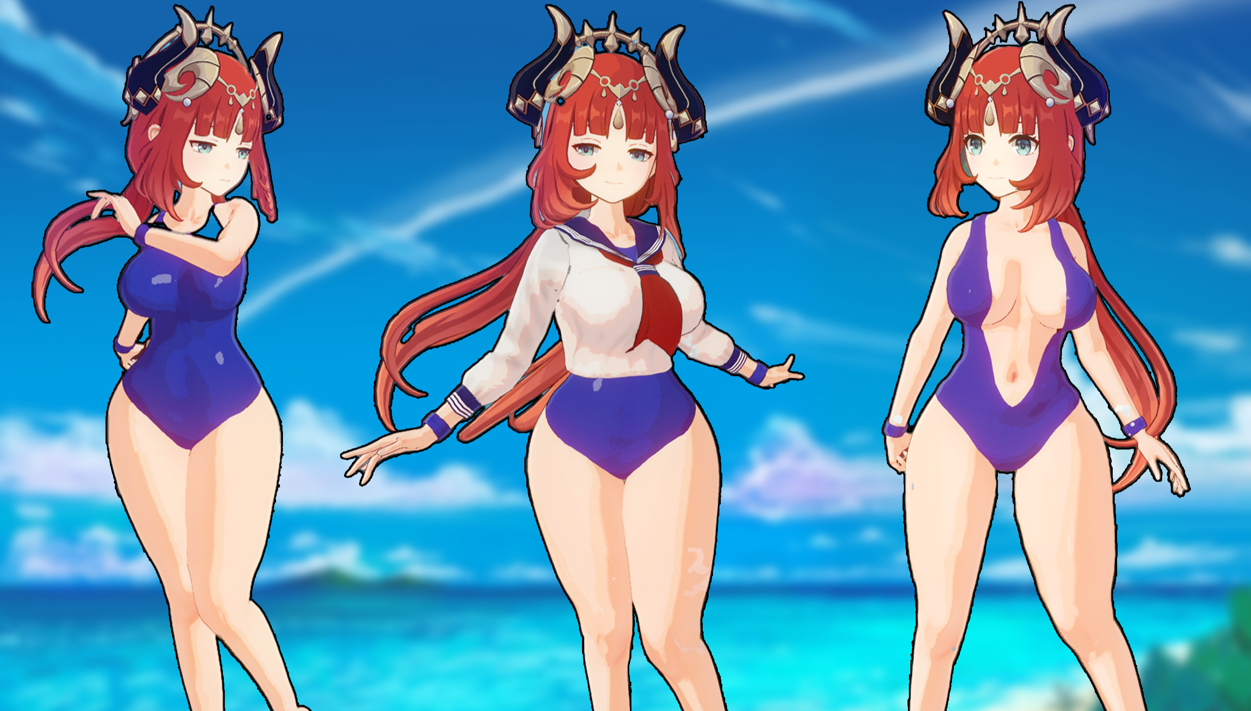 School SwimSuit Nilou