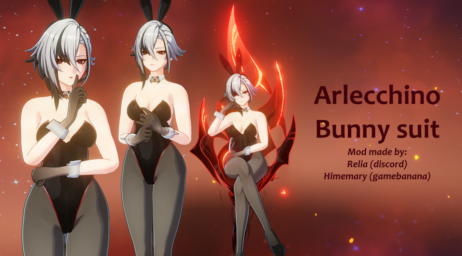 Arlecchino Bunny Suit~