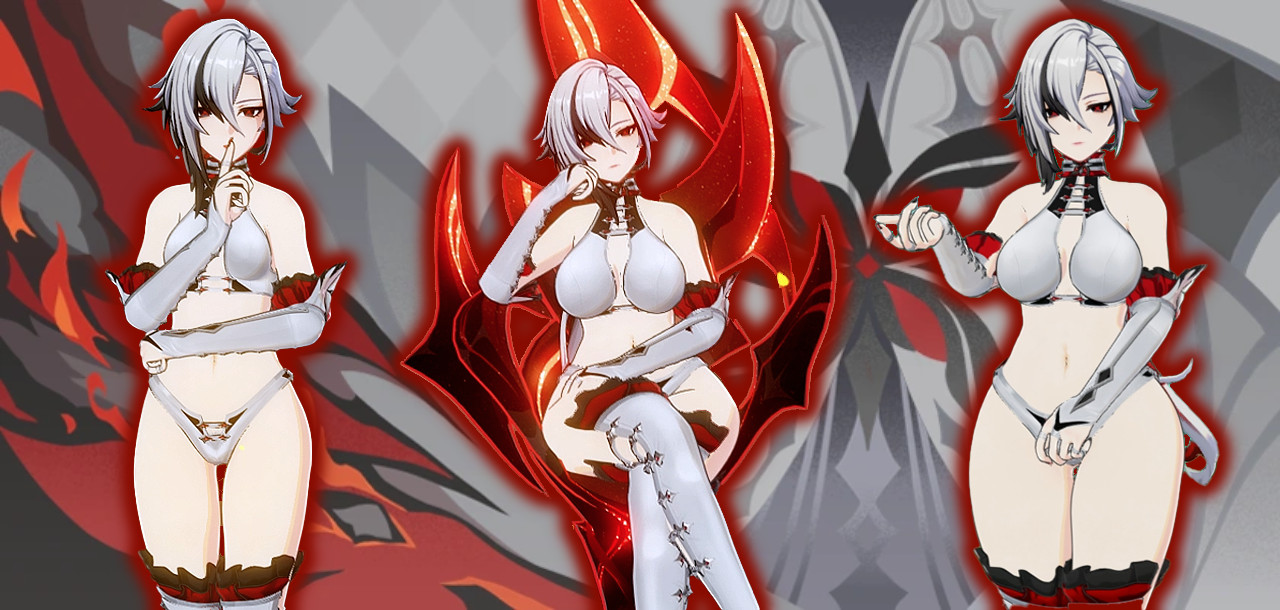 Arlecchino Mistress Outfit Thicc & Lore Friendly