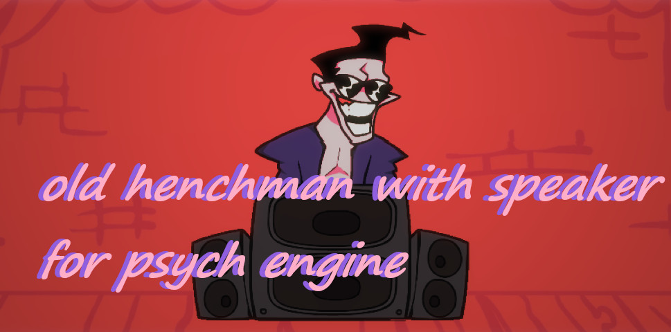 old henchman with speaker for psych