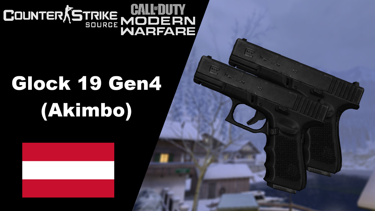 Glock 19 Gen4 (Akimbo) in MWII Anims