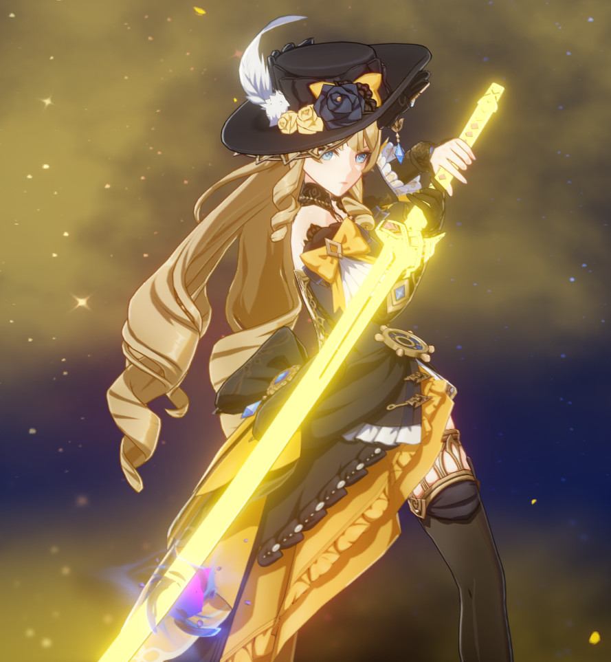 Kafka's Nodachi, but bright yellow