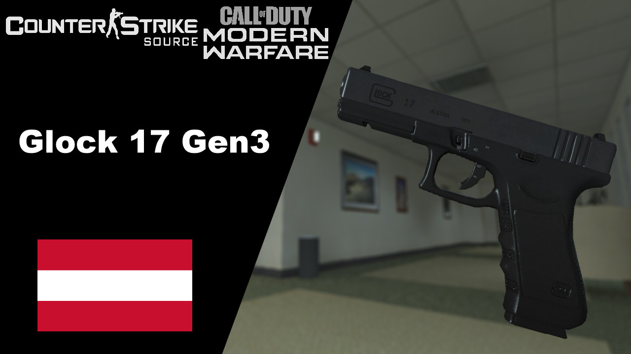 Glock 17 Gen3 in MWII Anims
