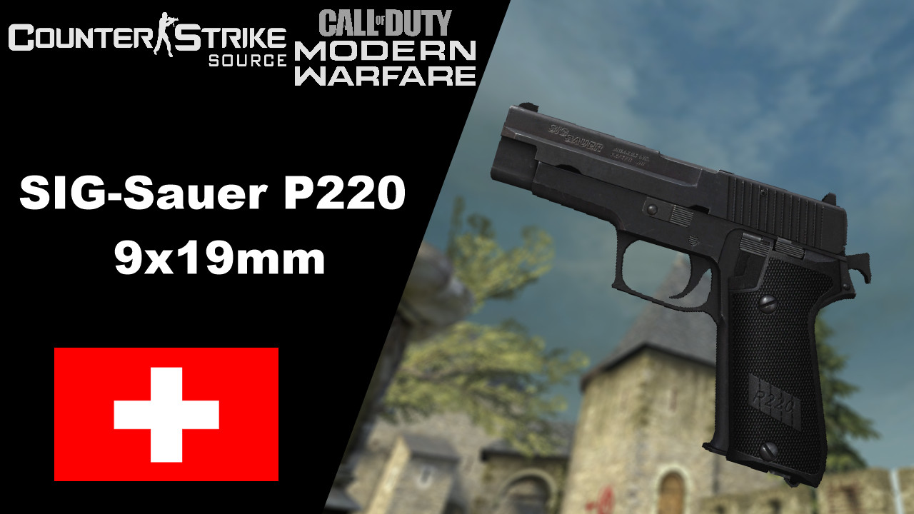 SIG-Sauer P220 (9mm) in MWII Anims