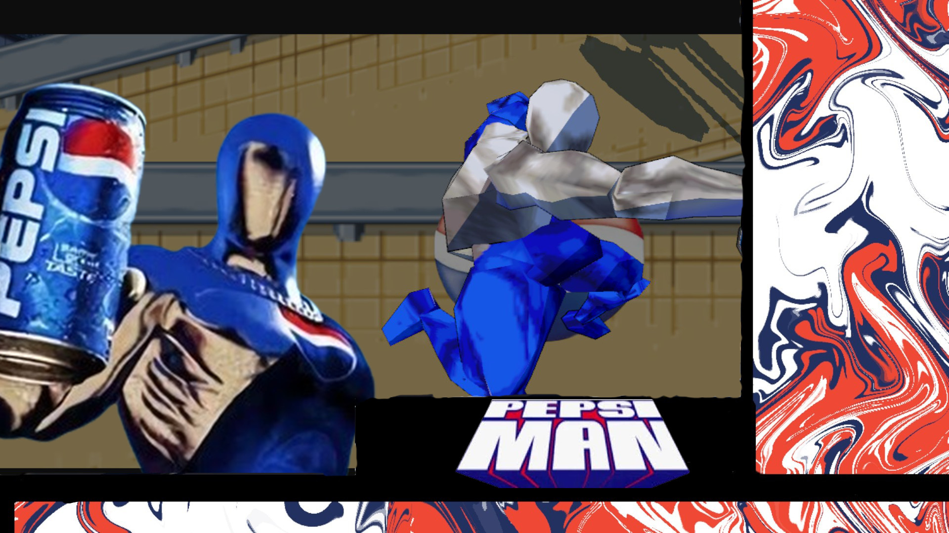 Pepsiman: The Running Hero [PS1] Mod for Bomb Rush Cyberfunk | BRC