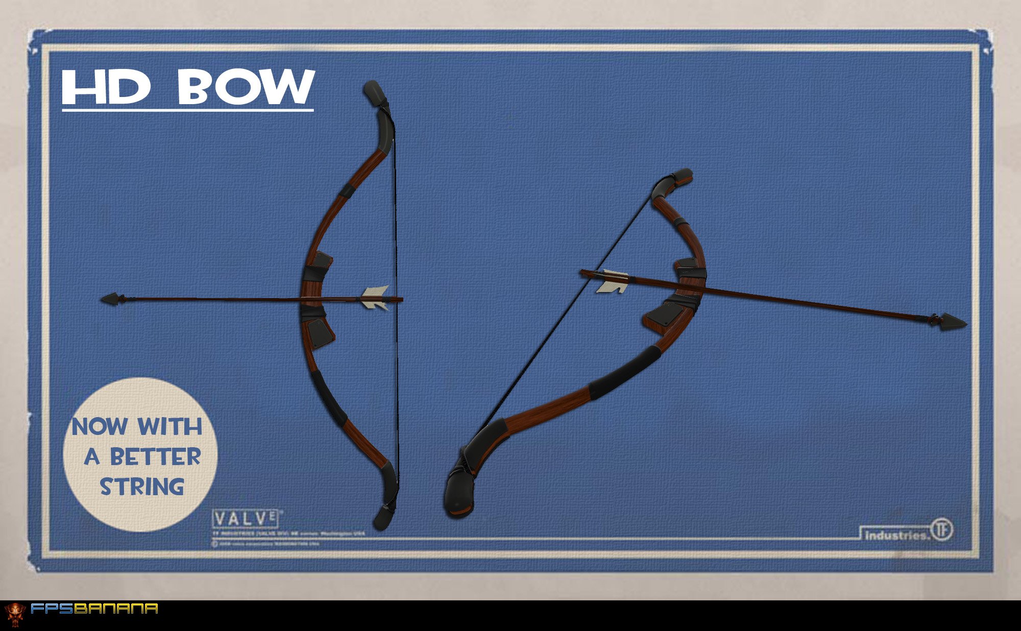 HD Huntsman Bow V2 [Team Fortress 2] [Mods]