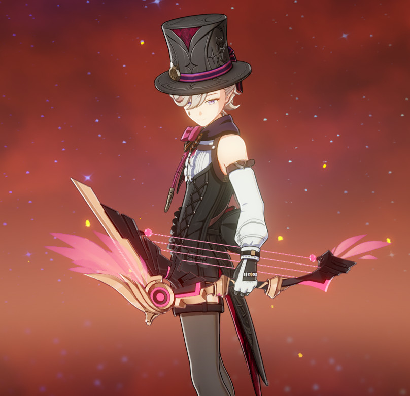 Pink Skyward Harp