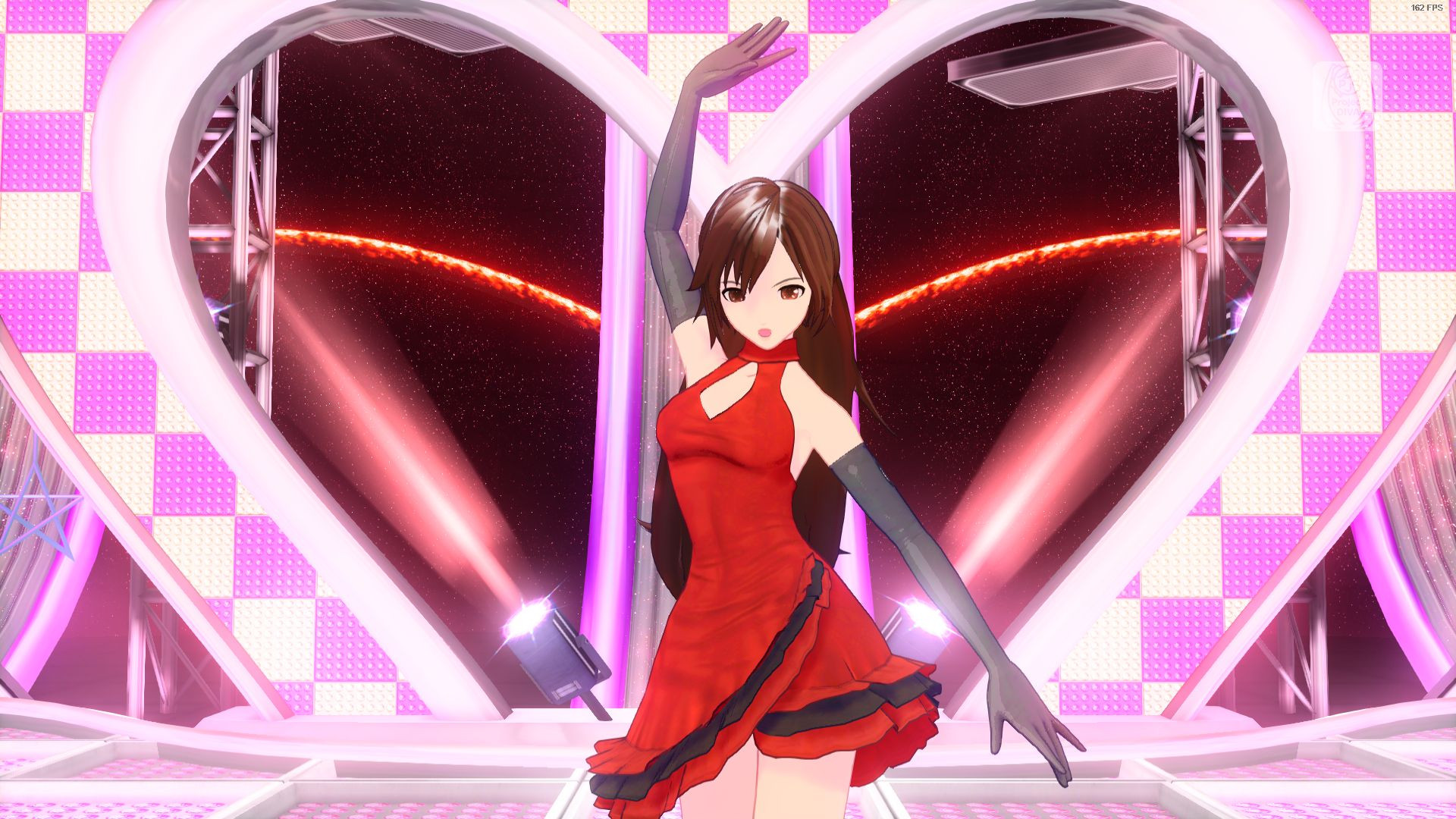 Long Scarlet MEIKO Mod for Hatsune Miku: Project DIVA Mega