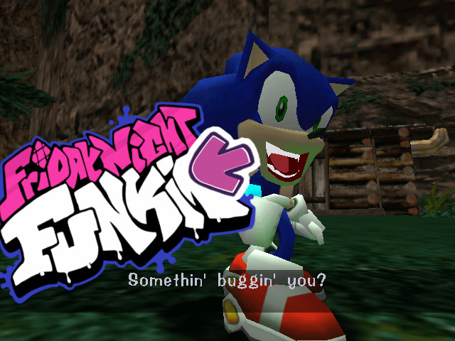 Dreamcast Sonic over BF