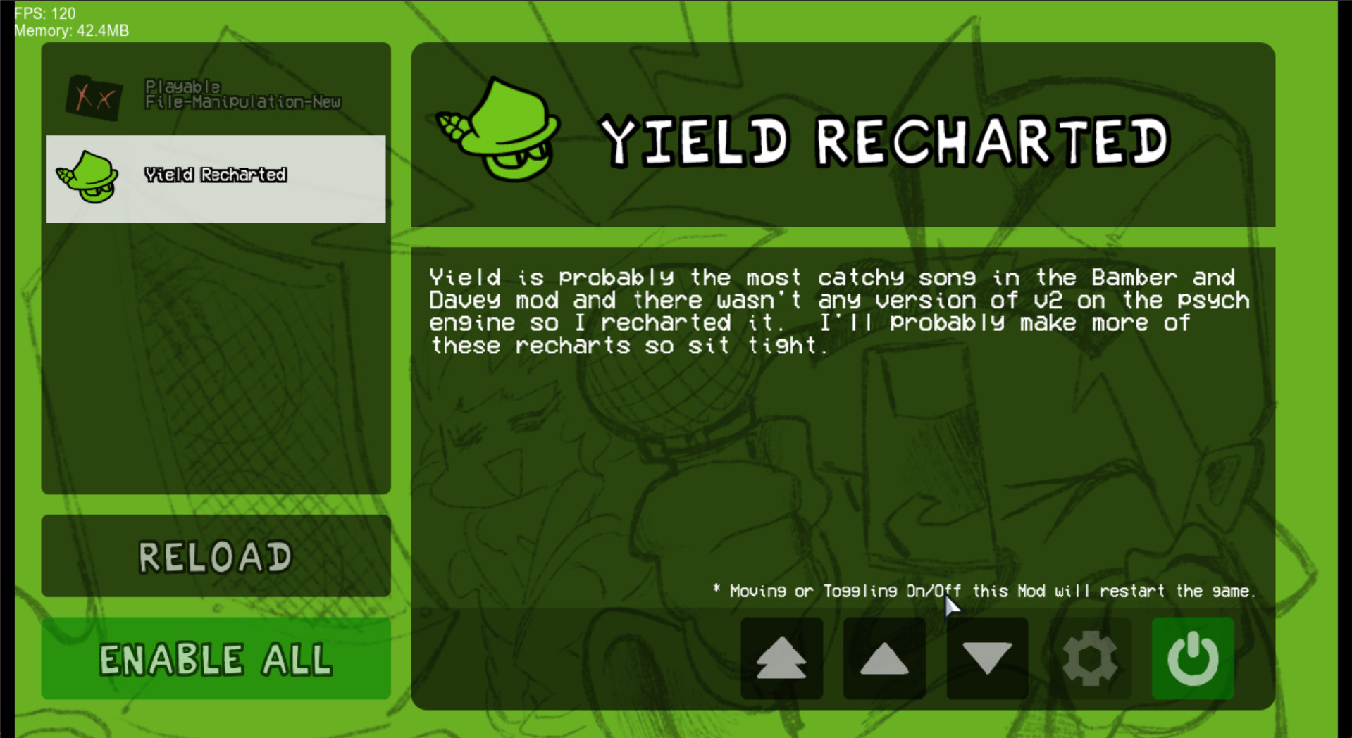 Yield Recharted for the Psych Engine