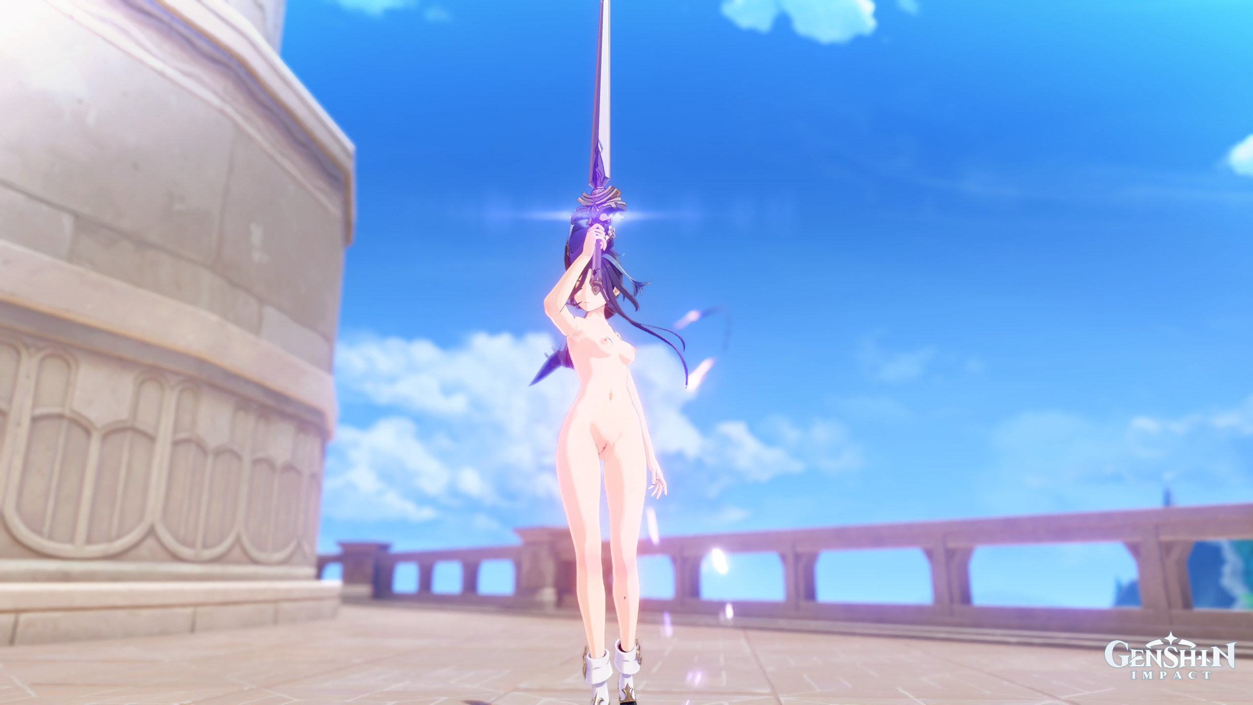 Nude Clorinde with Original Proportions